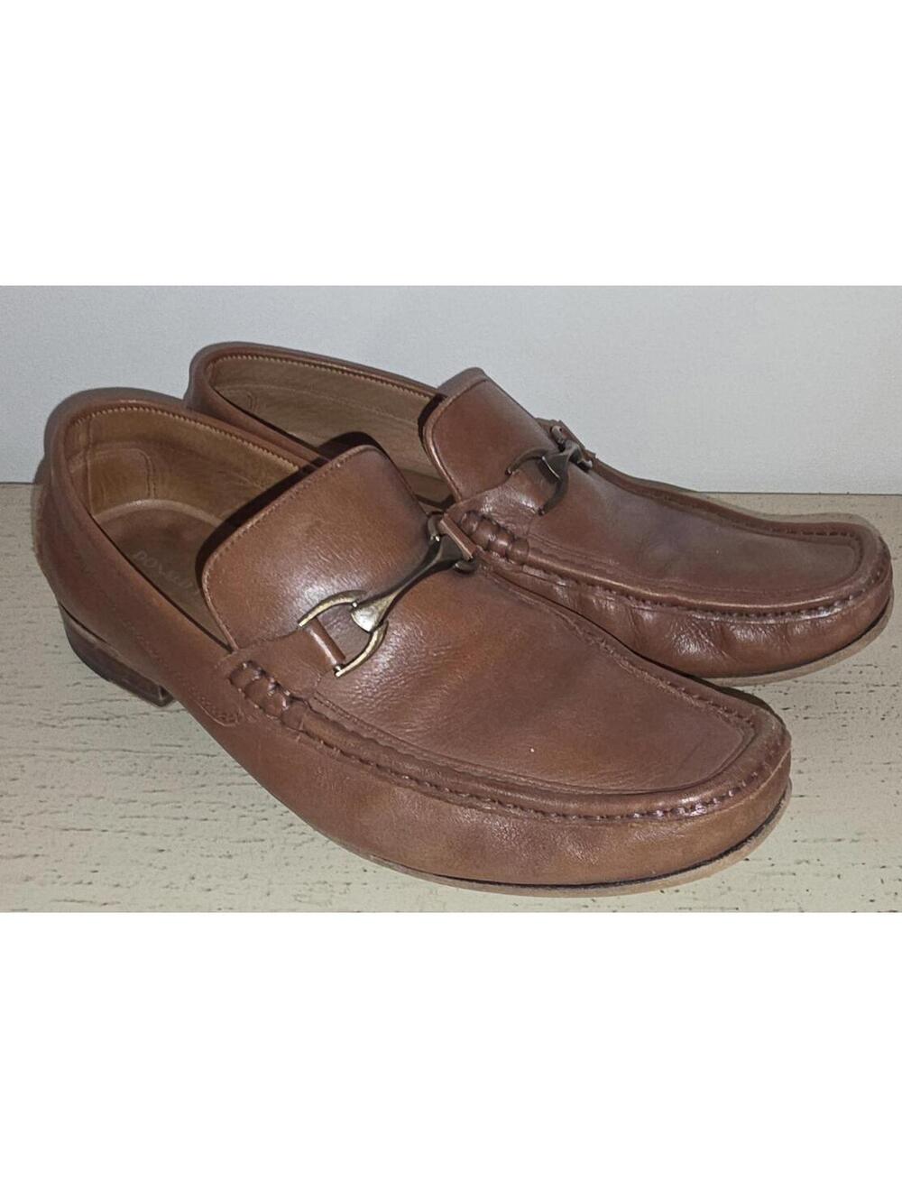 Donald Pliner Men's Brown Leather Loafers Size 11M